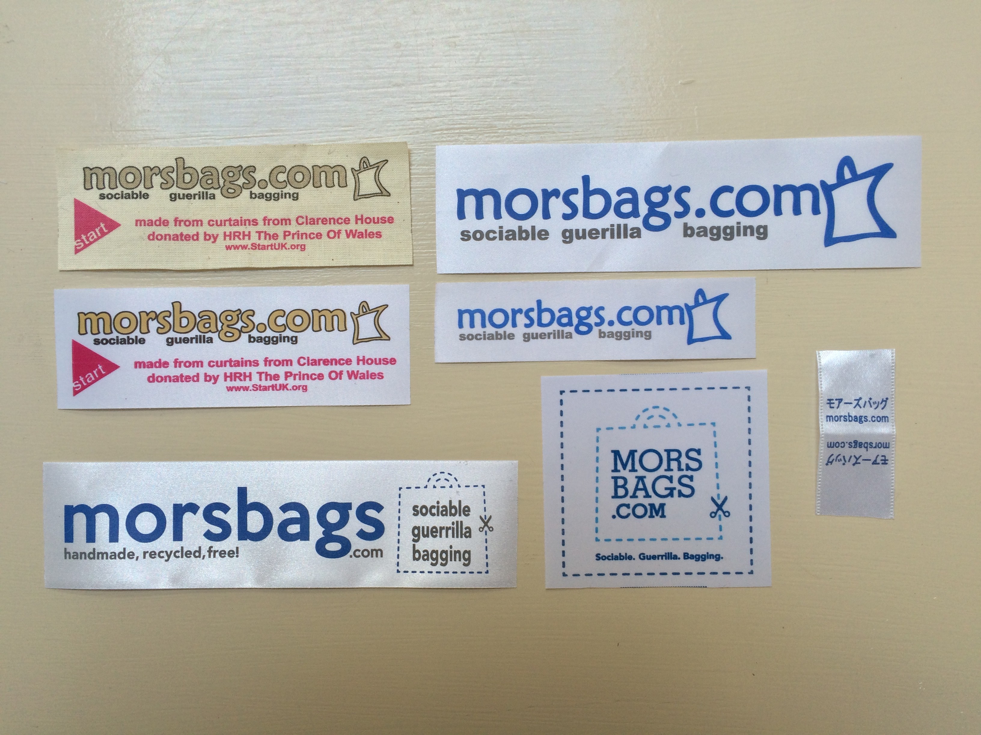 morsbags labels through time