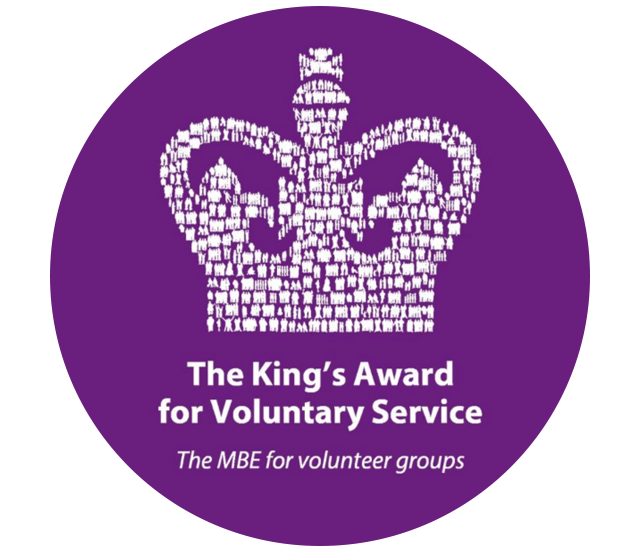 The King's Award for Voluntary Service emblem